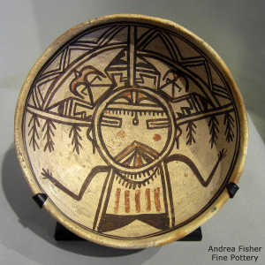 Click to see a larger version Palhik Mana design inside a polychrome bowl
